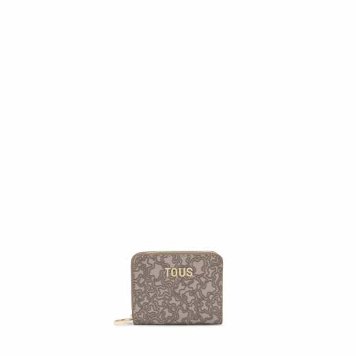 Porta-Moedas Kaos Mini Lines Taupe