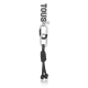 Porta-chaves Hold Rope Preto - Tous | Porta-chaves Hold Rope Preto | Misscath