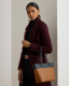Mala Shopper Karly M Castanha/Azul - Ralph Lauren | Mala Shopper Karly M Castanha/Azul | Misscath