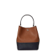 Mala Mão/Ombro S Reese Bucket Castanha/Azul - Ralph Lauren | Mala Mão/Ombro S Reese Bucket Castanho/Azul | Misscath