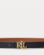 Cinto S Casual Reversível Skinny Preto/Castanho - 2cm - Ralph Lauren | Cinto S Casual Reversível Skinny Preto/Castanho | Misscath