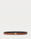 Cinto S Casual Reversível Skinny Preto/Castanho - 2cm - Ralph Lauren | Cinto S Casual Reversível Skinny Preto/Castanho | Misscath