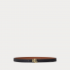 Cinto S Casual Reversível Skinny Preto/Castanho - 2cm - Ralph Lauren | Cinto S Casual Reversível Skinny Preto/Castanho | Misscath