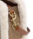 Mala de Mão Wintery Castanha - Love Moschino | Mala de Mão Wintery Castanha | MissCath