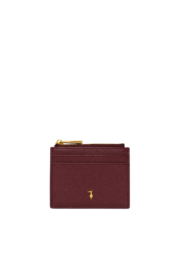 Porta-Cartões Cameo Rice-Grain Pequeno Vermelho 