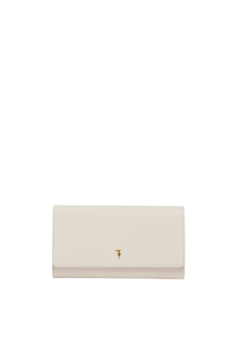Carteira Cameo Continental Bege
