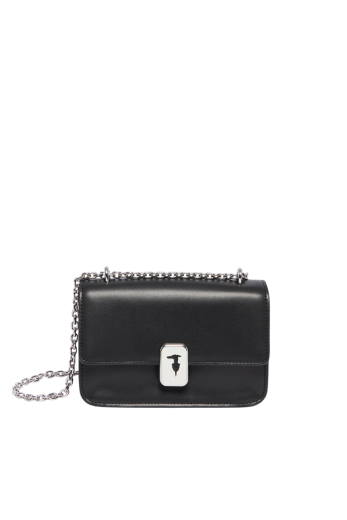 Mala de Tiracolo Pequena Cameo Preta