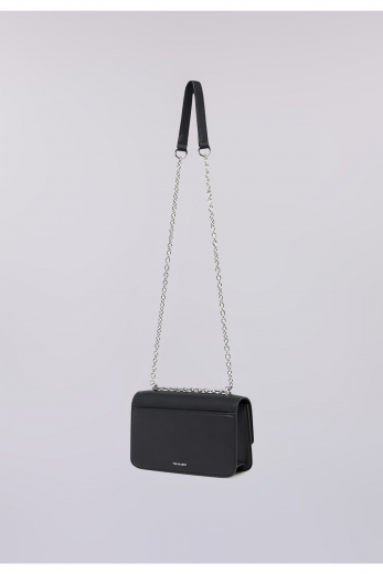 Mala de Tiracolo Pequena Cameo Preta