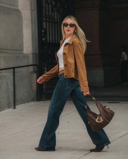 Mala de Ombro Camden Castanha