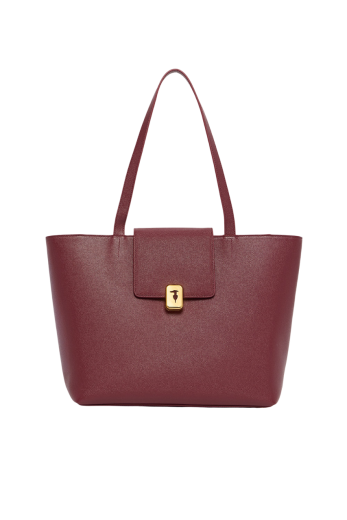 Mala Shopper Cameo Rice-Grain Vermelha
