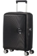 Mala de Cabine 55cm Soundbox Expansível Preta - Mala de Cabine 55cm Expansível Preta - Soundbox | American Tourister®