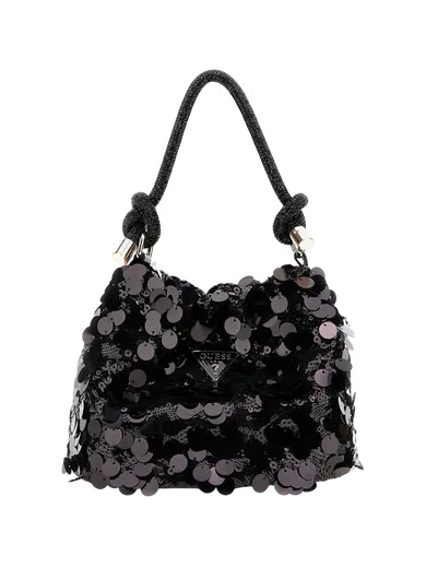 Minimala de Mão Holiday Shine Preta