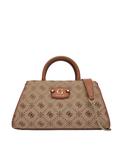 Mala de Mão Horizontal Neda 4G logo Peony Castanha