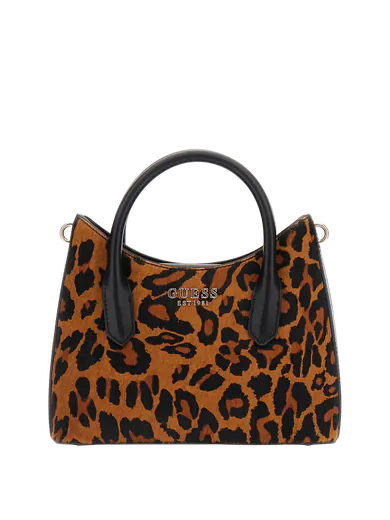 Mala de Mão Domitilla em Pele Genuína Animalier