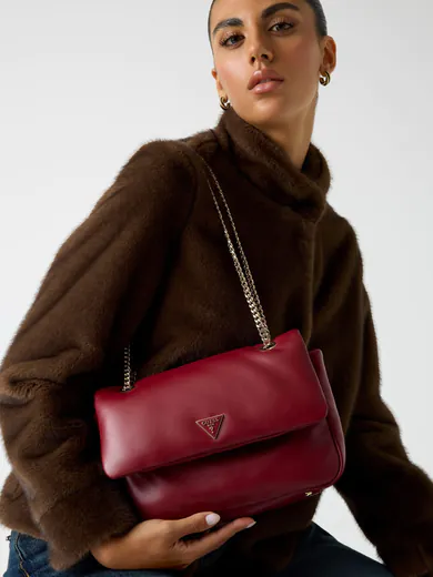 Mala de Ombro/Tiracolo Média Sunetra Vermelha