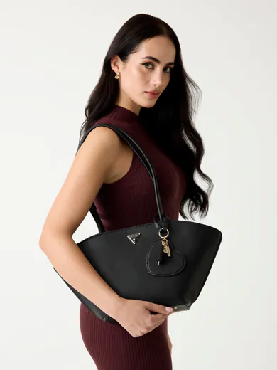 Mala de Ombro Bolena Saffiano Preta