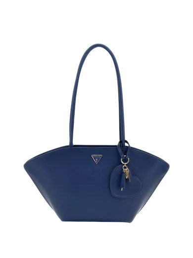 Mala de Ombro Bolena Saffiano Azul-escuro