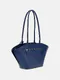 Mala de Ombro Bolena Saffiano Azul-escuro - Guess | Mala de Ombro Bolena Saffiano Azul-escuro | MISSCATH