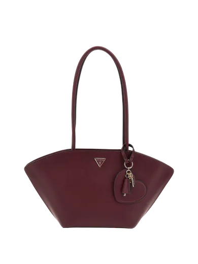 Mala de Ombro Bolena Saffiano Cor-de-vinho
