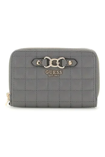 Carteira Média Nadira acolchoada Cinzenta