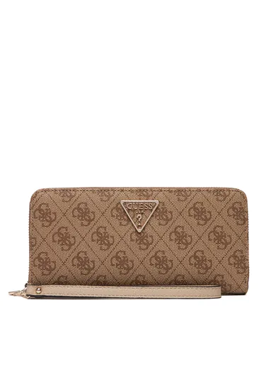 Carteira Grande Laurel 4G logo Castanha