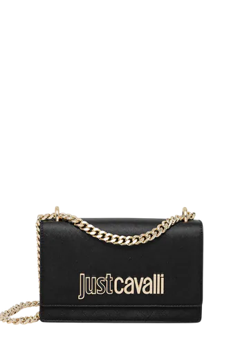 Mala de Ombro Metal Lettering Preta