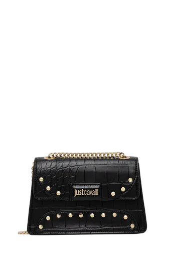 Mala de Ombro Strass Preta