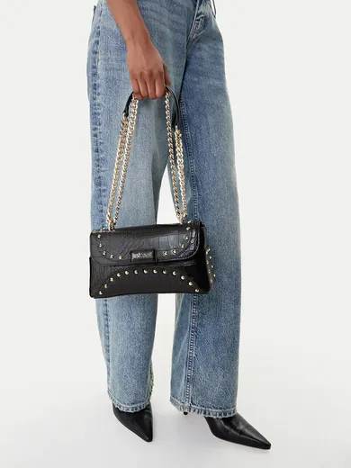 Mala de Ombro Studs Preta