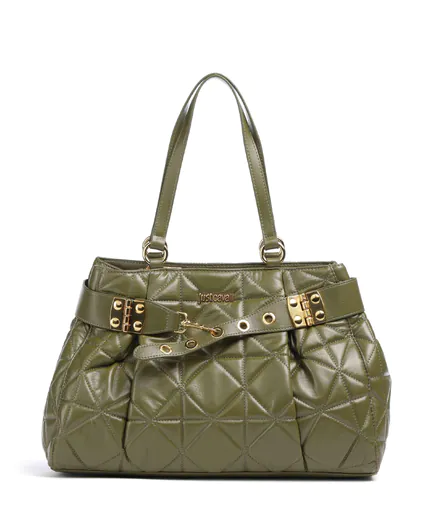 Mala de Ombro Nappa Pu Quilted Verde