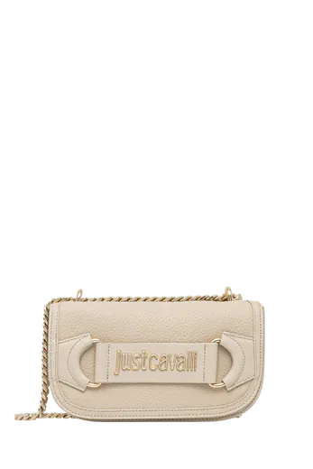 Mala de Ombro Pequena Grainy Pu Bege