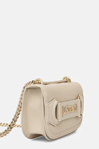 Mala de Ombro Pequena Grainy Pu Bege