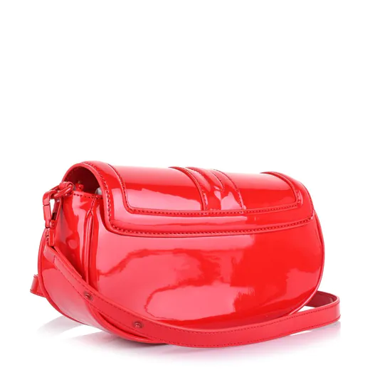 Mala de Ombro Patent Pu Vermelha