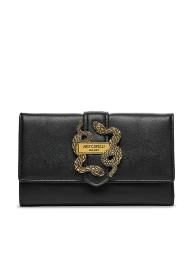 Carteira Média Iconic Snakes Preta