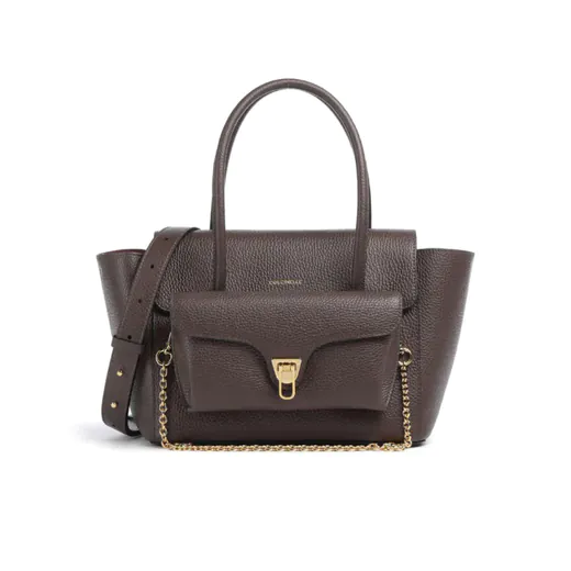 Mala de Mão Double Beat Castanho-escuro