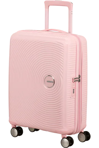 Mala de Cabine 55cm Expansível Cor de Rosa Pastel