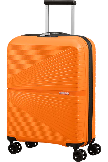 Mala de Cabine Superleve 55cm 4 Rodas Manga Laranja