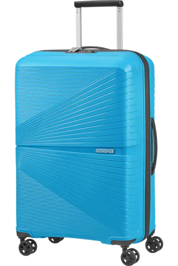 Mala de Viagem Superleve Média 67cm c/ 4 Rodas Azul