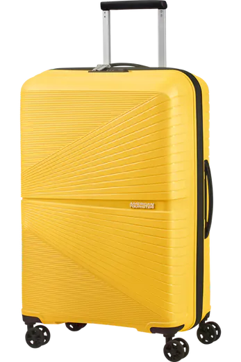 Mala de Viagem Superleve Média 67cm 4 Rodas Amarelo