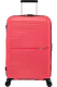 Mala de Viagem Superleve Média 67cm 4 Rodas Rosa