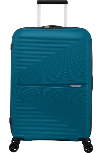 Mala de Viagem Superleve Média 67cm 4 Rodas Azul Oceano