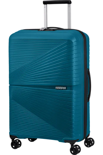 Mala de Viagem Superleve Média 67cm 4 Rodas Azul Oceano