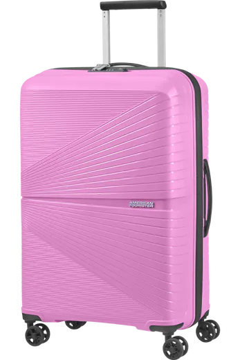 Mala de Viagem Superleve Média 67cm 4 Rodas Limonada Rosa