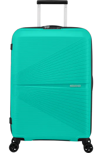 Mala de Viagem Superleve Média 67cm 4 Rodas Verde-Água