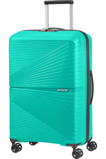 Mala de Viagem Superleve Média 67cm 4 Rodas Verde-Água