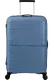 Mala de Viagem Superleve Média 67cm 4 Rodas Azul-Coroa