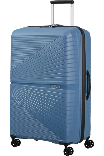 Mala de Viagem Superleve Grande 77cm 4 Rodas Azul-Coroa