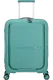 Mala de Cabine Superleve 55cm 4 Rodas com Bolso para Portátil 15.6 Turquesa