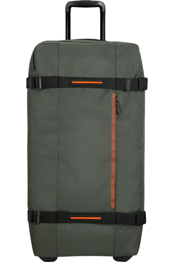 Saco de Viagem Grande 79cm 2 Rodas Caqui Escuro