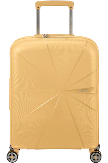 Mala de Cabine 55cm Expansível 4 Rodas Metalizada Banana