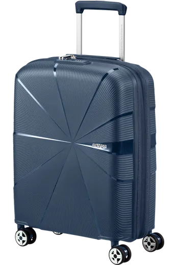 Mala de Cabine 55cm Expansível 4 Rodas Azul-Marinho